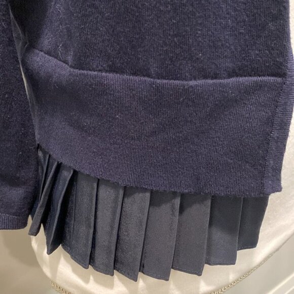 Tommy Hilfiger Blue Cardigan Peplum Open - Picture 5 of 14